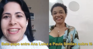 Bate-papo com Paula Simões sobre fé